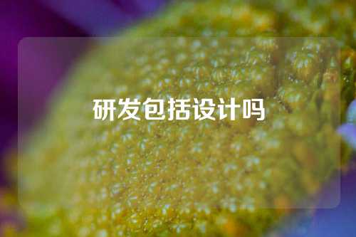 研发包括设计吗