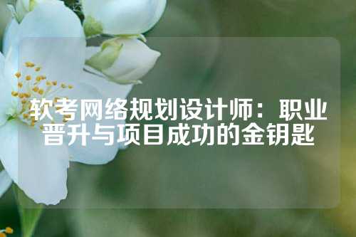 软考网络规划设计师：职业晋升与项目成功的金钥匙